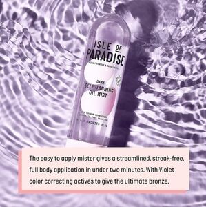 Isle of Paradise self tanning oil mist - Dark